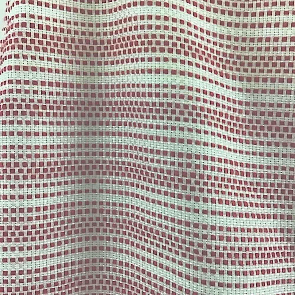 ANN TAYLOR WOVEN RED WHITE PENCIL SKIRT SIZE 4 NWOT